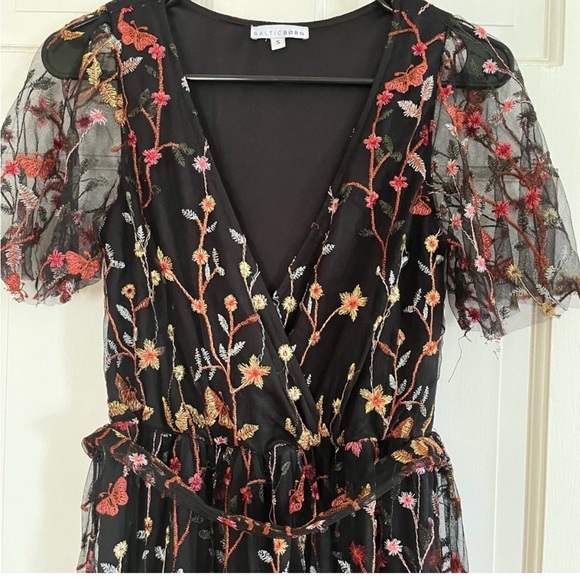 Baltic Born Marseille Embossed Maxi Dress - multi floral - Picture 3 of 7